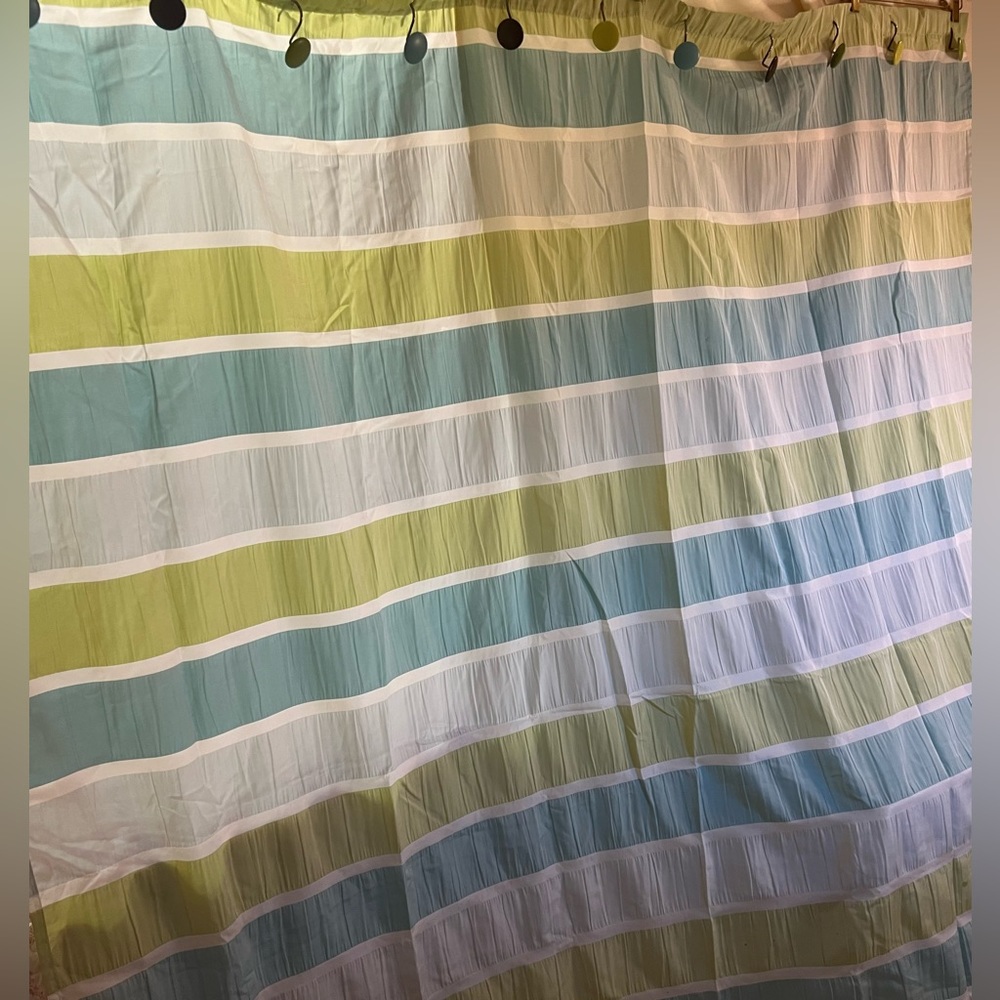 EUC Shower Curtain and 23 hooks
